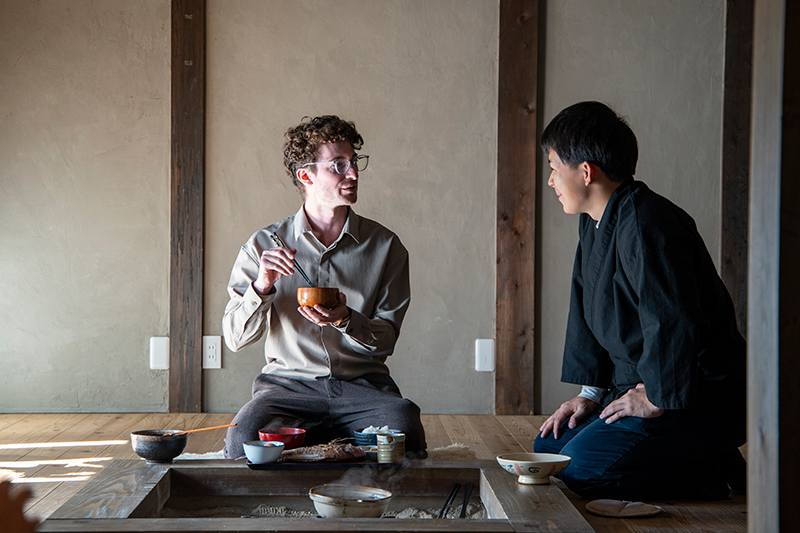 Traditional Japanese Farmhouse Stay with Authentic Irori Hearth